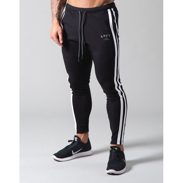 OmicGot Men's Workout Jogger Pants Gym Bodybuilding Running Trousers Pockets
