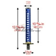 thumbnail image 3 of Samurai Sword Blue White Shift Knob Shifter Alloy Katana Adapter Universal 26cm, 3 of 9