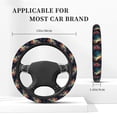 thumbnail image 7 of Picia Colorful Flower Goat Car Steering Wheel Cover, Non-Slip, Breathable, Universal 15 inch, 7 of 7
