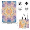 thumbnail image 2 of Colorful Tie Dye Vortex Waterproof Picnic Blanket with Foldable Zipper, Suitable for Outdoor Use, Suitable for Travel, Camping, Beaches, Parks, Grasslands, Picnic Blanket Accessories, 2 of 8