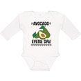 thumbnail image 3 of Inktastic Avocado Every Day Boys or Girls Long Sleeve Baby Bodysuit, 3 of 5