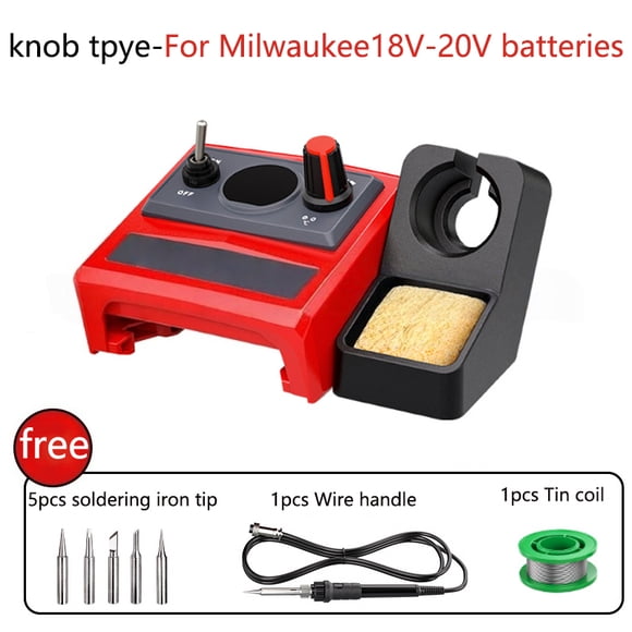 90W Cordless Electric Soldering Iron adjustable temperature Torch Repair Tool For Mil*wau*kee 18V Battery