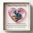 thumbnail image 5 of Magical Dragon Pocket Card Hug Gift, Exquisite Compact Commemorative Present, Comforting Pocket-sized Keepsake, Thoughtful Small Gift for Special Occasions and Daily Cheer, 2.75*3.54in, B, 5 of 6