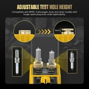 Autool SPT105 Spark Plug Tester, Double Hole, 0-6000RPM Adjustable, Ignition Coil Diagnostic Analyzer with Protective Cover for All Vehicles,