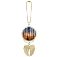 thumbnail image 1 of Dark Forestry Science Nature Scenery Car Keychain Angel Wing Pendant, 1 of 4