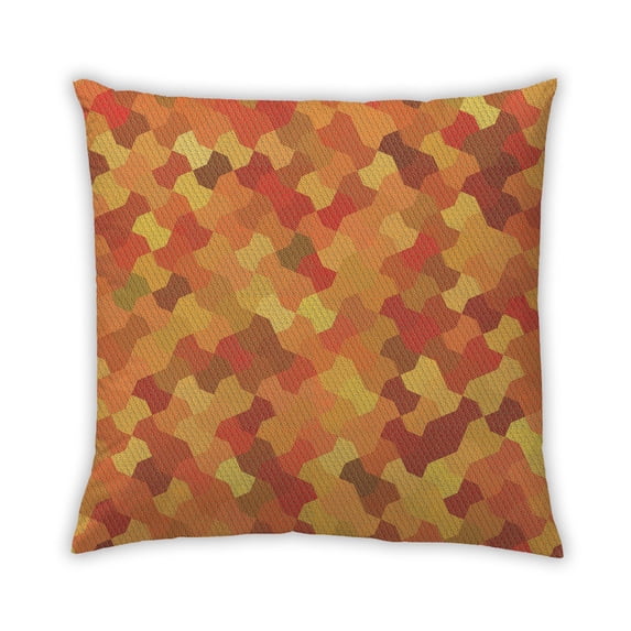 Ahgly Company Outdoor Square Contemporary Throw Pillow, 18 inch by 18 inch