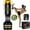 Yellow, variant on JUOIFIP Filled PVC Freestanding Punching Bag with Boxing Gloves, 1.75 kg, Green