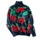 thumbnail image 3 of Suéter de cuello redondo para mujer, suéter holgado de invierno, suéter de cuello redondo de manga larga, tops de poliéster para mujer, 3 of 3