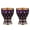 Golden Purple., variant on Giaone Elegant Geometric Pattern Alloy Wine Goblets Shot Glass Perfect For Formal Event And Casual Gatherings