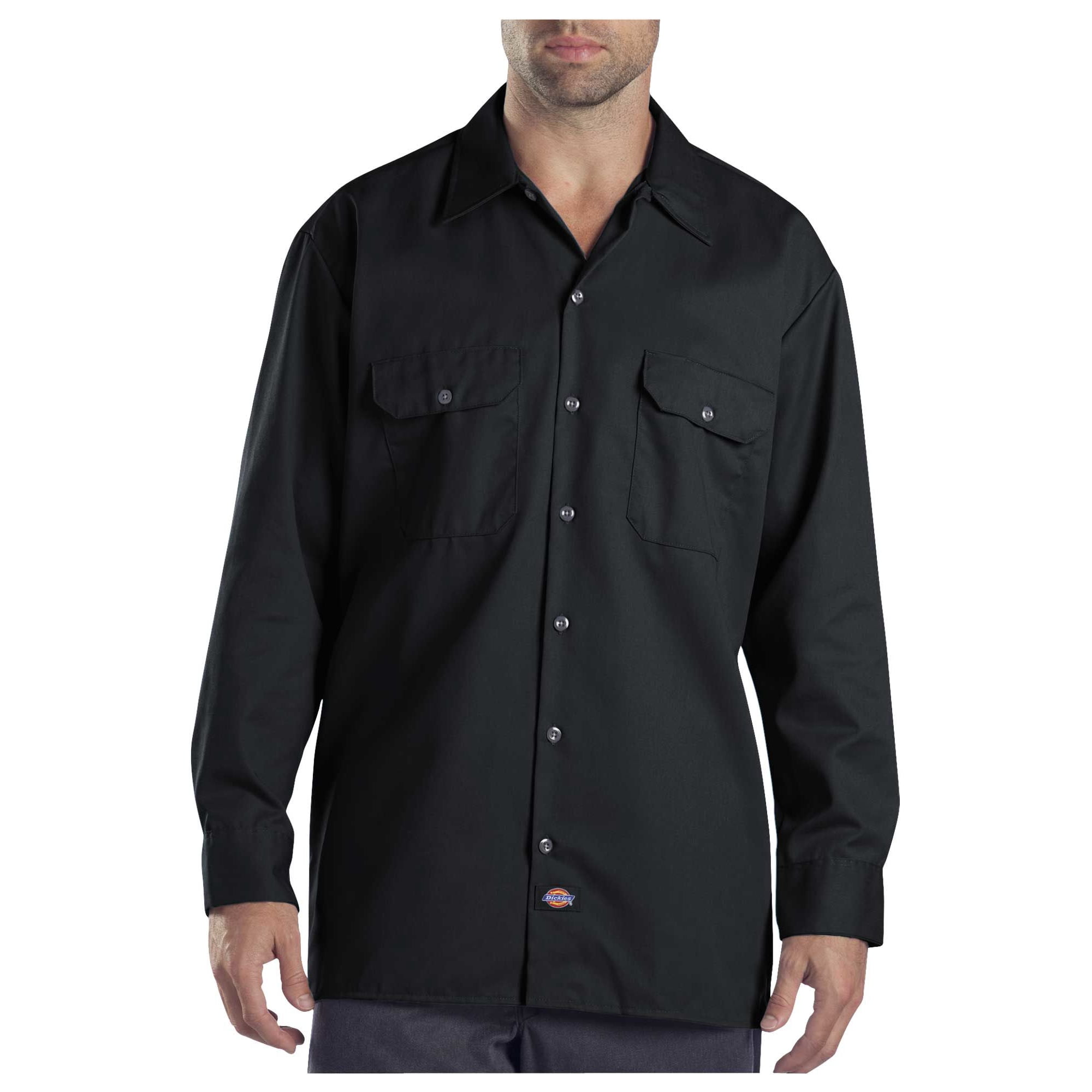 Dickies Chemise de Travail à Manches Longues pour Hommes, XT, Noir - Main Image