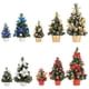thumbnail image 3 of Mini árbol de Navidad de mesa Hogar Navidad Decoración de escritorio pequeña Adorno de fiesta Regalo CACAGOO Rojo/30cm, 3 of 7