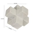 thumbnail image 5 of Benjara BM221018 7 in. Marble Frame Decorative Jack, White, 5 of 5