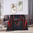 thumbnail image 4 of FeiKong Manta de Miles Morales, acogedoras mantas de franela para niños y niñas, manta súper suave y cálida para sofá cama, w209, 4 of 5