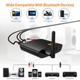 thumbnail image 6 of 1Mii HiFi Bluetooth 5.0 Receiver Bluetooth Audio Adapter with Audiophile DAC, LDAC & aptX HD for AV Receiver or Stereo Amplifier - DS200Pro, Black, 6 of 6