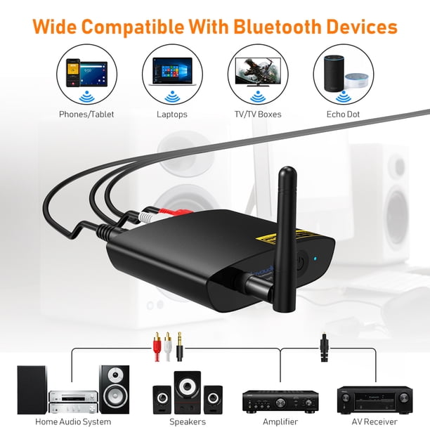 1Mii HiFi Bluetooth 5.0 Receiver, Audiophile DAC, LDAC & aptX HD 