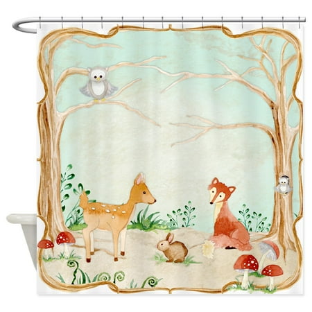 Cafepress Woodland Creatures Animals Deer Fox Rabbit Owl Art