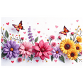 thumbnail image 4 of LUUFILx Floral Tulip Backdrop Banner with Spring Flowers for Garden Party Wedding Decoration Event Background Photography Prop Neon Decors Celebration, 4 of 9