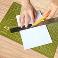 thumbnail image 4 of WEIWEIGG Cutting Mat with Grid, Rotary Cutting Mat Double Sided Craft Cutting Board for Sewing Crafts Hobby Fabric Precision Scrapbooking Project,Brown, 4 of 7