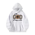 thumbnail image 3 of Sudadera con capucha con cordón, camisetas suaves blancas de moda para trabajo de acampada en la calle XL Yuyangstore Sudadera con capucha, 3 of 8