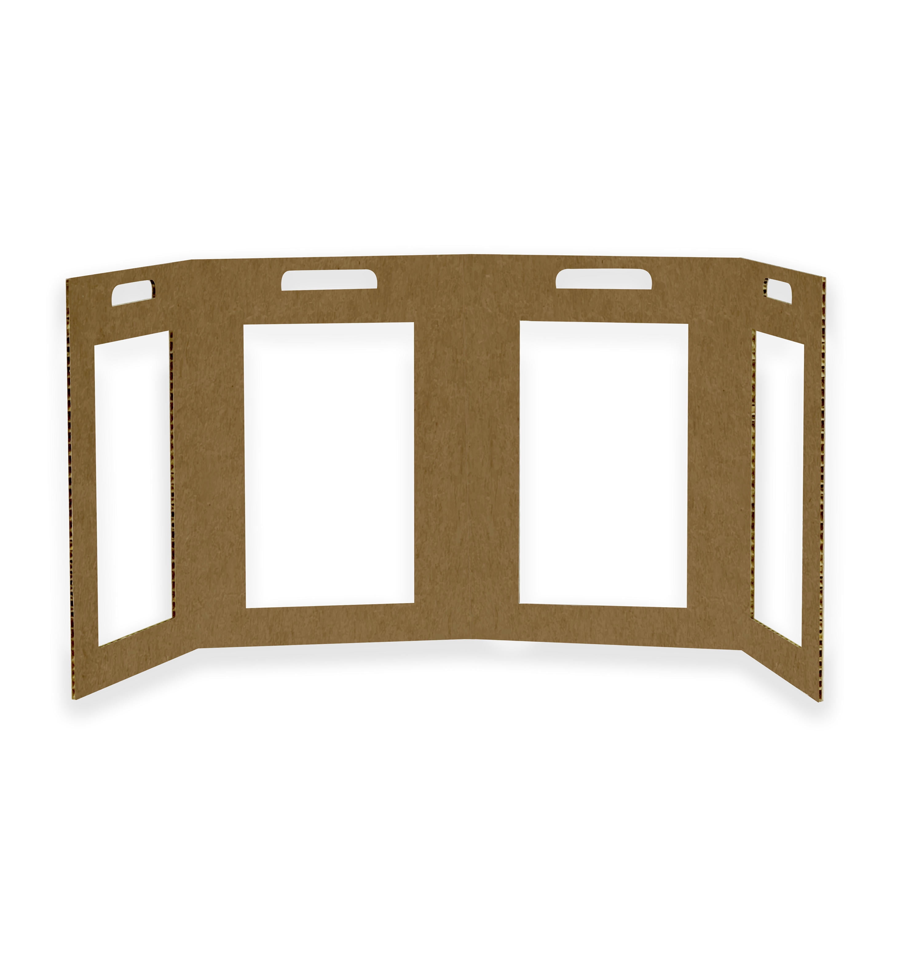 Desk Buddy - Windowed - Brown Kraft - 23L" x 11.25W" x 15H"