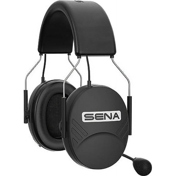 Sena Tufftalk-Lite-01 Tufftalk Lite Over-The-Head Earmuff Long-Range Bluetooth, Black