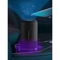 thumbnail image 1 of Purificador de aire negro con filtro HEPA verdadero con luz UV-C, mini purificador de aire que elimina el 99,97% del polvo de alérgenos del humo, purifica, 1 of 5