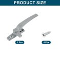 thumbnail image 3 of 1Pcs Casement Window Locking Handle, Zinc Alloy Locking Handle Grasp Grip Right Hand for Windows, Silver Gray, 3 of 7