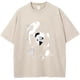 thumbnail image 1 of Camisetas góticas de gran tamaño para hombres y mujeres, camiseta Retro lavada Y2k, camisetas con estampado de letras de Calavera, camisa informal suelta de manga corta, 1 of 5