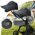 thumbnail image 4 of 2-in-1 Stroller Sun Shade and Mosquito Net Cover - Universal Breathable Baby Cover With Two-Way Zipper for Extender, 4 of 9