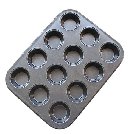 

Mini 12-Cup Muffin Pan Non Stick Cupcake Tray Mold Heat Resistance Bakeware