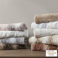 thumbnail image 3 of OLLIIX Beautyrest Polyester Marble Faux Fur Heated Throw, Natural Marble, 50x70, 3 of 11
