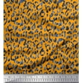 thumbnail image 1 of Soimoi Cotton Poplin Fabric Leopard Animal Skin Decor Fabric Printed Yard 56 Inch Wide, 1 of 1