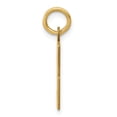 thumbnail image 2 of 14K Yellow Gold Charm Pendant Themed 93 Small Polished Elongated, 2 of 4