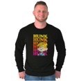 thumbnail image 3 of Retro Dennis The Menace Hunk Gradient Men's Long Sleeve Tee T Shirt Brisco Brands S, 3 of 6