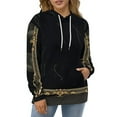 thumbnail image 4 of Black Gold Marble 3d Sweatshirts Hoodie Fashion Casual Personality Men's Women Street Hoodie Pullovers Long Sleeve Comfortable Top, 4 of 6