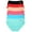 Assorted Color (6 Pack), variant on Angelina Cotton Hiphugger Panties with Embroidered Leaf Design (12-Pack)