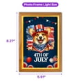 thumbnail image 5 of Patriotic Corgi Celebrates 4th of July Acrylic Plaque with Wood Photo Frame Box Welsh Corgi Dog Lover Gifts Idea Light Box - 02009, 5 of 5