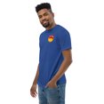 thumbnail image 3 of Face Love Emoji Short Sleeve T-shirt (Royal Blue, XS), 3 of 4