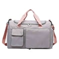 thumbnail image 1 of Bolsa de transporte cruzada de gran capacidad con múltiples compartimentos - Organizador de mano plegable para viajes cortos, 1 of 2