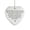 A, variant on Moocorvic Valentines Decor Heart Shape Hanging Ornament, Acrylic Pendant Gifts for Women Christmas Tree Decor