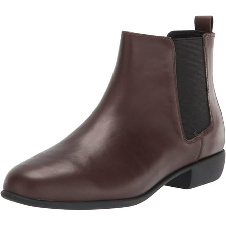 

Aerosoles Womens Step Dance Ankle Boot 6 Brown Leather
