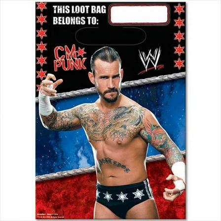 WWE Wrestling Favor Bags (8ct)