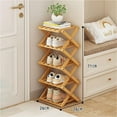 thumbnail image 7 of Multi Tier Shoe Rack,Shoe Racks Storage,Narrow Shoe Rack,No Installation Foldable X Shape, 7 of 7