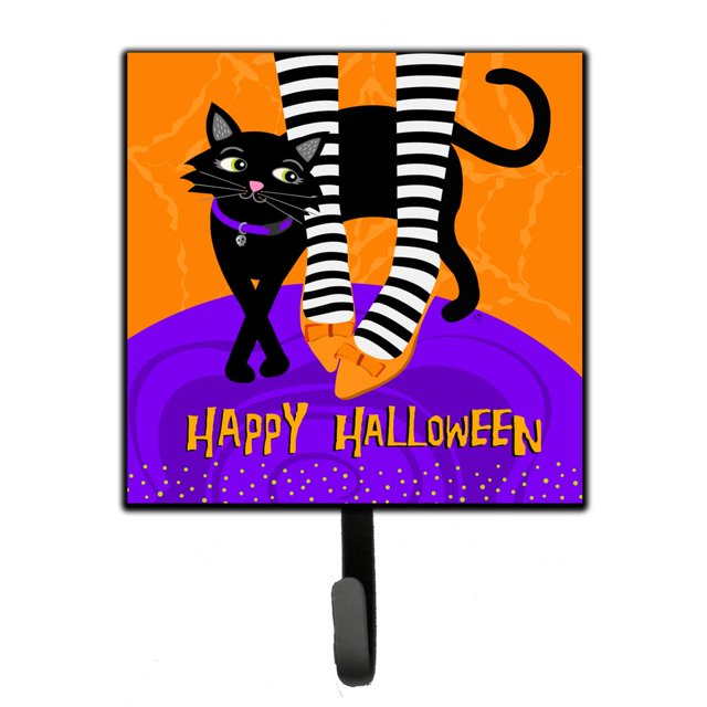 ""Caroline'S Treasures Correa O Llavero Con Pies De Bruja De Halloween Multicolor""