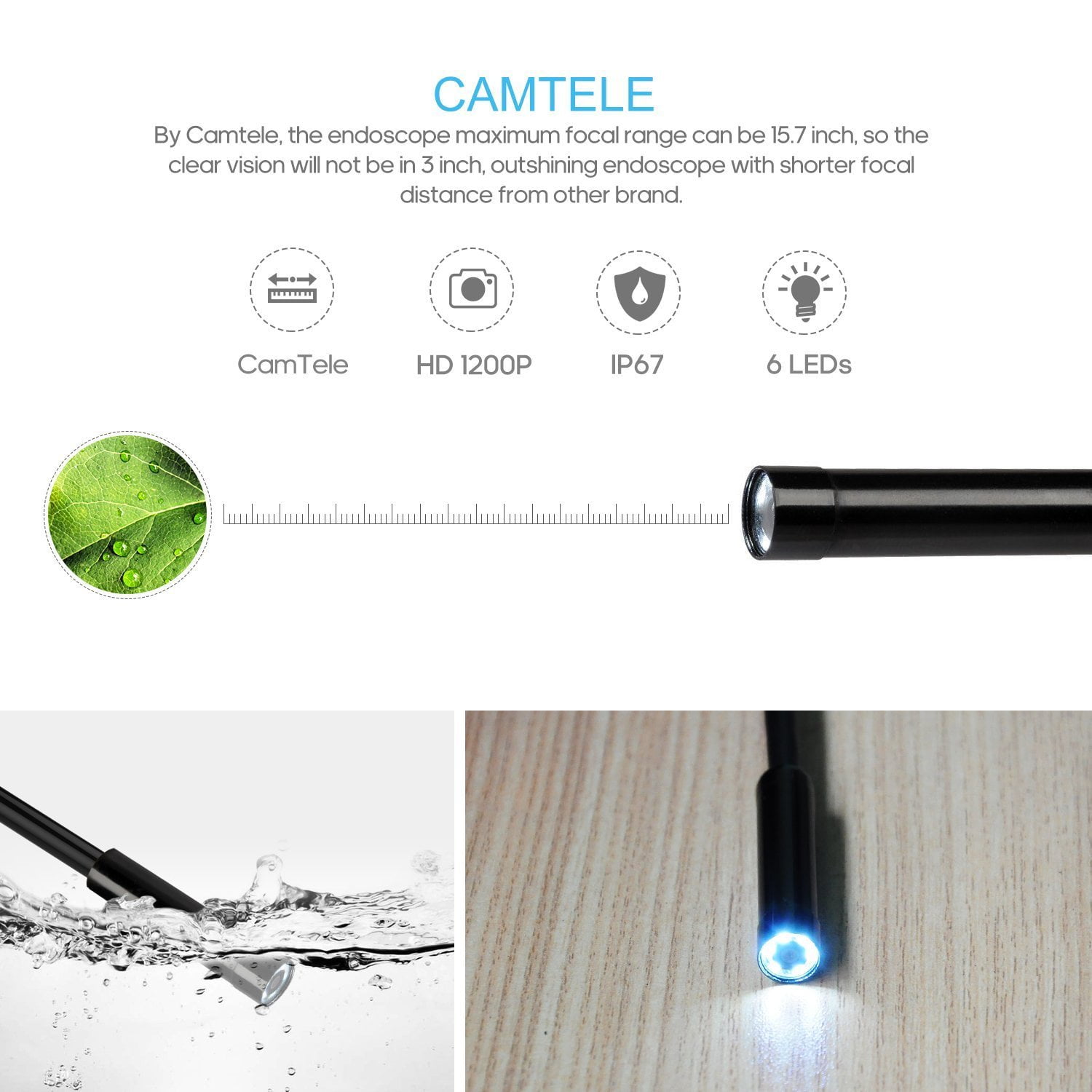 15.7in Large Focal Range,Endoscope Borescope Carrying Case Bag DEPSTECH USB Endoscope HD Inspection Camera 2.0MP 15.7in Large Focal Range,Endoscope Borescope Carrying Case Bag DEPSTECH USB Endoscope HD Inspection Camera 2.0MP