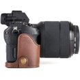 thumbnail image 2 of MegaGear Ever Ready Leather Camera Half Case Compatible with Sony Alpha A7S II, A7R II, A7 II, 2 of 5