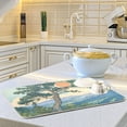 thumbnail image 6 of Yayeee Dish Drying Mat for Kitchen Counter 16"x18" Microfiber Absorbent Pad, Beige Mountain, 6 of 7