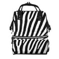 thumbnail image 1 of Easygdp Zebra para Bolsa de Bebé de Gran Capacidad con Múltiples Bolsillos, Bolsa de Pañales para Padres, Bolsa de Viaje Organizada y Elegante, 1 of 6