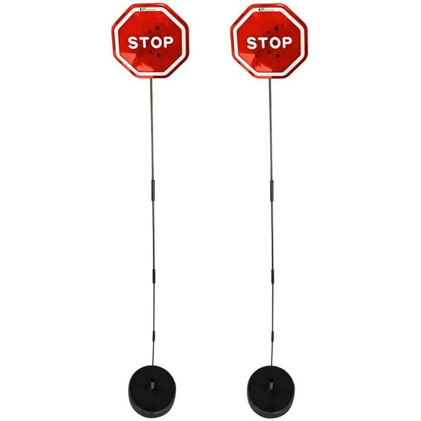 Ekarro Modern Flashing LED Stop Sign Garage Parking Assistant System