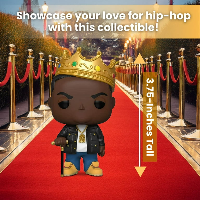 Notorious B.I.G with Crown Funko Pop! Rocks - Hip-Hop Icon